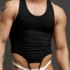 Sculpt Tank Bodysuit - Black Under-Support Fit