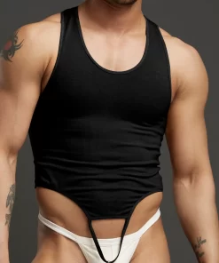 Sculpt Tank Bodysuit - Black Under-Support Fit