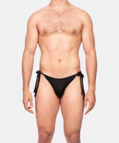 Tie-Me-kNOT Brief â€“ Bold, Black, Confident Style