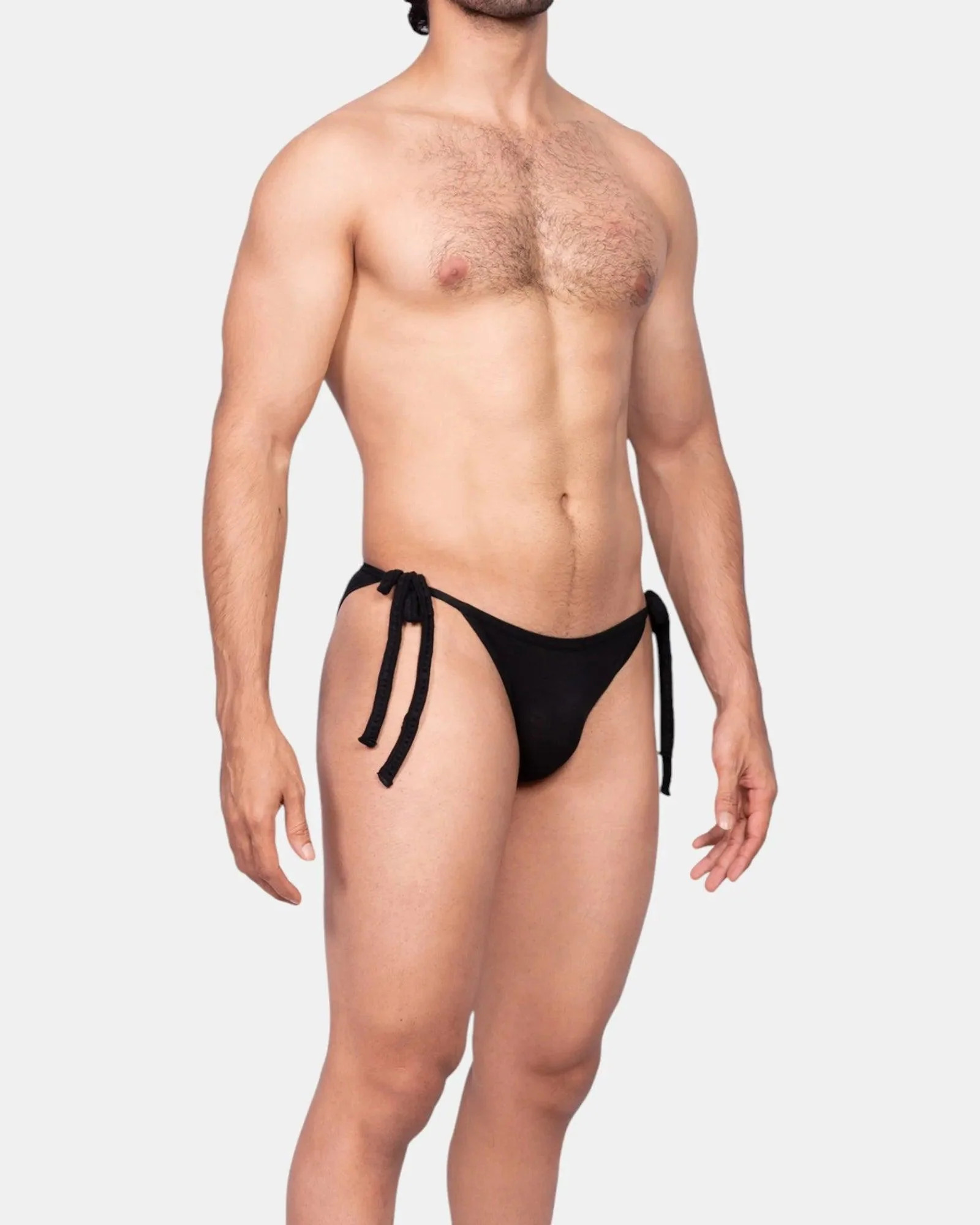 Tie-Me-kNOT Brief – Bold, Black, Confident Style - Image 3