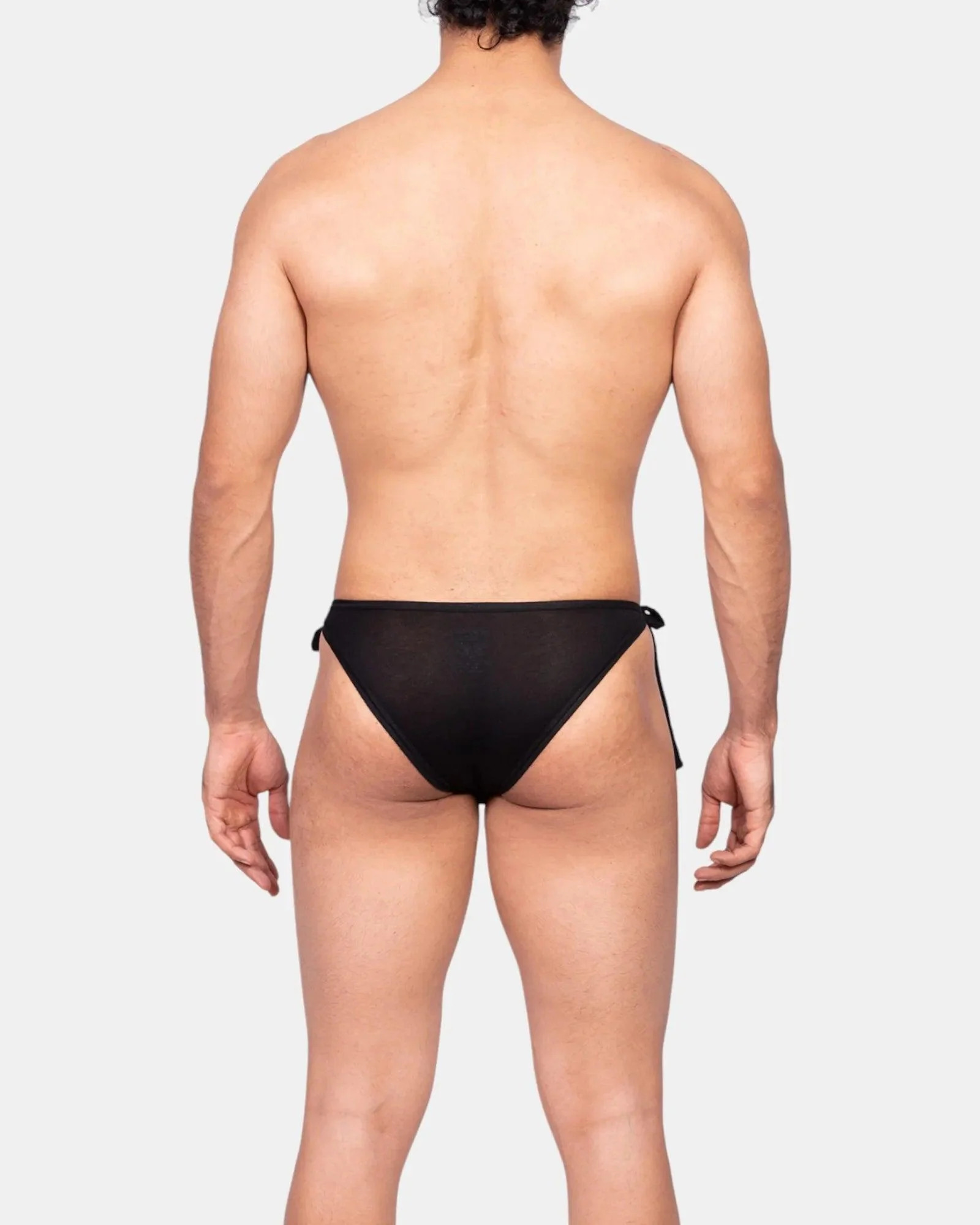 Tie-Me-kNOT Brief – Bold, Black, Confident Style - Image 4