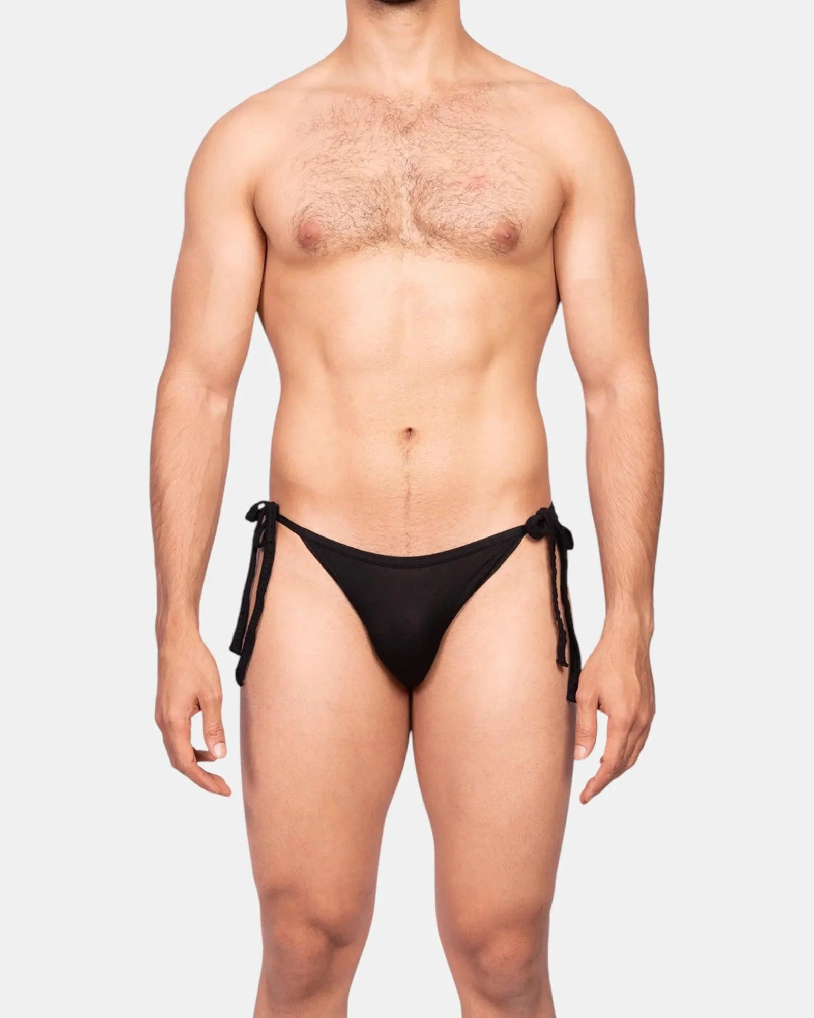 Tie-Me-kNOT Brief – Bold, Black, Confident Style